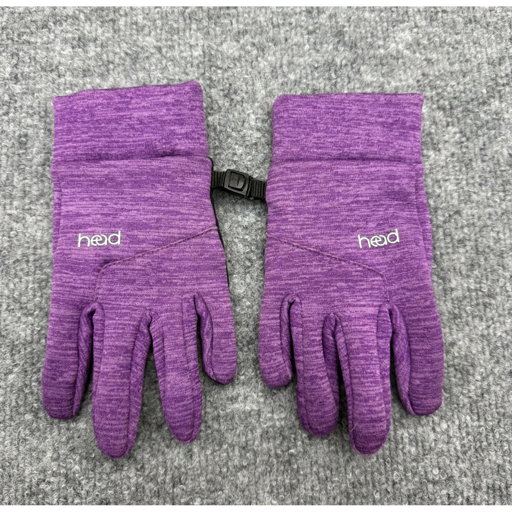 HEAD Kids Purple Heather SensaTec Touchscreen Performance Liner Gloves Size‎ L